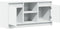 vidaXL - Tv-meubel - met - LED - 100x34x50 - cm - bewerkt - hout - wit