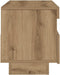 vidaXL - Tv-meubel - met - LED - 100x35x40 - cm - bewerkt - hout - artisanaal - eiken
