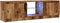 vidaXL - Tv-meubel - met - LED - 120x30x36 - cm - bewerkt - hout - oud - hout