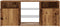 vidaXL - Tv-meubel - met - LED - 120x30x50 - cm - bewerkt - hout - oud - hout