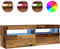 vidaXL - Tv-meubel - met - LED - 120x35x40 - cm - bewerkt - hout - oud - hout