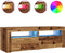 vidaXL - Tv-meubel - met - LED - 120x35x40 - cm - bewerkt - hout - oud - hout