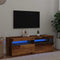 vidaXL - Tv-meubel - met - LED - 120x35x40 - cm - bewerkt - hout - oud - hout