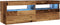 vidaXL - Tv-meubel - met - LED - 120x35x40 - cm - bewerkt - hout - oud - hout