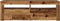 vidaXL - Tv-meubel - met - LED - 120x35x40 - cm - bewerkt - hout - oud - hout