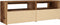 vidaXL - Tv-meubel - met - LED - 120x35x40 - cm - bewerkt - hout - oud - hout