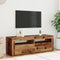vidaXL - Tv-meubel - met - LED - 120x35x40 - cm - bewerkt - hout - oud - hout