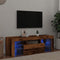 vidaXL - Tv-meubel - met - LED - 120x36,5x40 - cm - bewerkt - hout - oud - hout