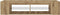 vidaXL - Tv-meubel - met - LED - 135x39x30 - cm - bewerkt - hout - artisanaal - eiken