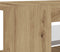 vidaXL - Tv-meubel - met - LED - 135x39x30 - cm - bewerkt - hout - artisanaal - eiken