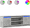vidaXL - Tv-meubel - met - LED - 139,5x34x50 - cm - bewerkt - hout - betongrijs