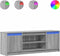vidaXL - Tv-meubel - met - LED - 139,5x34x50 - cm - bewerkt - hout - grijs - sonoma