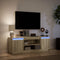 vidaXL - Tv-meubel - met - LED - 139,5x34x50 - cm - bewerkt - hout - sonoma - eikenkleur