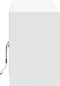 vidaXL - Tv-meubel - met - LED - 139,5x34x50 - cm - bewerkt - hout - wit