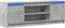 vidaXL - Tv-meubel - met - LED - 139,5x34x50 - cm - bewerkt - hout - betongrijs
