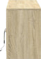 vidaXL - Tv-meubel - met - LED - 139,5x34x50 - cm - bewerkt - hout - sonoma - eikenkleur