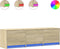 vidaXL - Tv-meubel - met - LED - 140x34x40 - cm - bewerkt - hout - sonoma - eikenkleurig