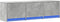 vidaXL - Tv-meubel - met - LED - 140x34x40 - cm - bewerkt - hout - betongrijs