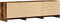 vidaXL - Tv-meubel - met - LED - 140x34x40 - cm - bewerkt - hout - gerookt - eikenkleur