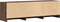 vidaXL - Tv-meubel - met - LED - 140x34x40 - cm - bewerkt - hout - bruin - eikenkleurig