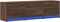 vidaXL - Tv-meubel - met - LED - 140x34x40 - cm - bewerkt - hout - bruin - eikenkleurig