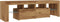 vidaXL - Tv-meubel - met - LED - 140x36,5x40 - cm - bewerkt - hout - artisanaal - eiken