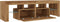 vidaXL - Tv-meubel - met - LED - 140x36,5x40 - cm - bewerkt - hout - artisanaal - eiken
