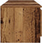 vidaXL - Tv-meubel - met - LED - 140x40x35,5 - cm - bewerkt - hout - oud - houtkleurig