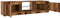 vidaXL - Tv-meubel - met - LED - 140x40x35,5 - cm - bewerkt - hout - oud - houtkleurig