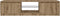 vidaXL - Tv-meubel - met - LED - 140x40x35,5 - cm - bewerkt - hout - artisanaal - eiken