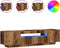 vidaXL - Tv-meubel - met - LED - 160x35x40 - cm - bewerkt - hout - oud - hout
