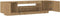 vidaXL - Tv-meubel - met - LED - 160x35x40 - cm - bewerkt - hout - artisanaal - eiken