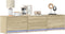 vidaXL - Tv-meubel - met - LED - 165x34x40 - cm - bewerkt - hout - sonoma - eikenkleurig