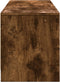 vidaXL - Tv-meubel - met - LED - 165x34x40 - cm - bewerkt - hout - gerookt - eikenkleur