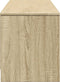 vidaXL - Tv-meubel - met - LED - 165x34x40 - cm - bewerkt - hout - sonoma - eikenkleurig