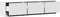 vidaXL - Tv-meubel - met - LED - 165x34x40 - cm - bewerkt - hout - wit