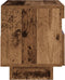 vidaXL - Tv-meubel - met - LED - 80x35x40 - cm - bewerkt - hout - oud - hout