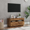 vidaXL - Tv-meubel - met - LED - 80x35x40 - cm - bewerkt - hout - oud - hout
