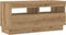 vidaXL - Tv-meubel - met - LED - 80x35x40 - cm - bewerkt - hout - artisanaal - eiken