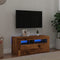 vidaXL - Tv-meubel - met - LED - 90x35x40 - cm - bewerkt - hout - oud - hout