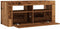 vidaXL - Tv-meubel - met - LED - 90x35x40 - cm - bewerkt - hout - oud - hout