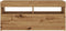 vidaXL - Tv-meubel - met - LED - 90x35x40 - cm - bewerkt - hout - artisanaal - eiken