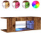 vidaXL - Tv-meubel - met - LED - 90x39x30 - cm - bewerkt - hout - oud - hout