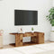 vidaXL - Tv-meubel - met - LED - 90x39x30 - cm - bewerkt - hout - oud - hout