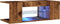 vidaXL - Tv-meubel - met - LED - 90x39x30 - cm - bewerkt - hout - oud - hout