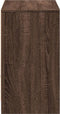 vidaXL - Tv-meubel - met - LED - 91x34x61 - cm - bewerkt - hout - bruin - eikenkleurig