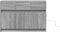 vidaXL - Tv-meubel - met - LED - 91x34x61 - cm - bewerkt - hout - grijs - sonoma - eiken