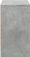 vidaXL - Tv-meubel - met - LED - 91x34x61 - cm - bewerkt - hout - betongrijs