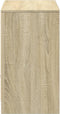 vidaXL - Tv-meubel - met - LED - 91x34x61 - cm - bewerkt - hout - sonoma - eikenkleurig