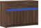vidaXL - Tv-meubel - met - LED - 91x34x61 - cm - bewerkt - hout - bruin - eikenkleurig